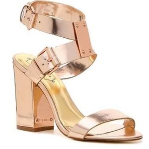 Ted Baker Rose Gold “lissome” sandal size US 9